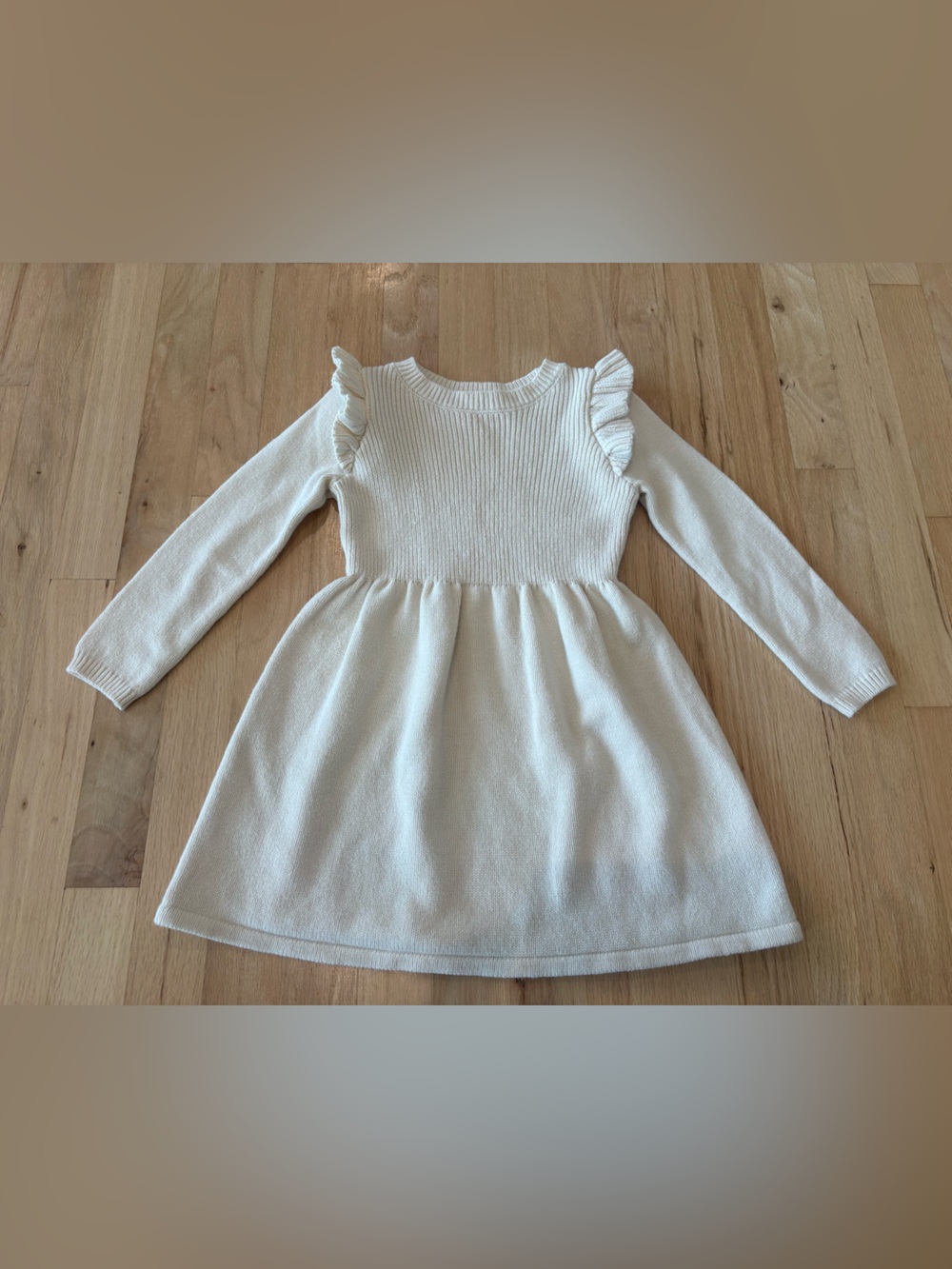 Cat & Jack Cream Toddler Dress